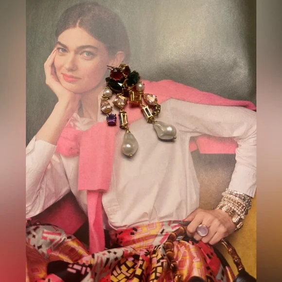 Kate Spade NWOT Elegant Multicolor Drop Earrings - Picture 3 of 5